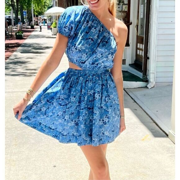 The Westside Dresses & Skirts - NWT The Westside  Blue Pamela Cut-Out Mini Dress, Size XS